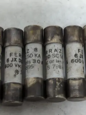 Used FERRAZ SHAWMUT 6JX30 SC 50 KA Miscellaneous Equipment (Electrical & Power) | Surplus Asset Holdings #1199619