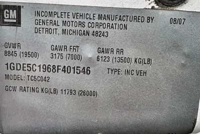 Used 2008 GMC C5500 Flatbed Trucks New Jersey US | Proxy Equipment #1382898