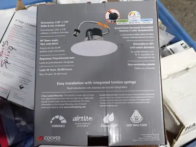 Halo, Nutone, Rab Misc. Electrical Items