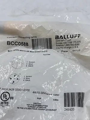 New | in-Stock BALLUFF BALLUFF BCC0588 Cable & Wire | ND Industrial Surplus #1214162