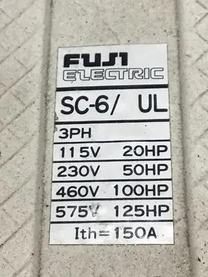 USED FUJI ELECTRIC SC-6/UL