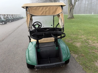 (1) 2019 E-Z-Go EFI golf cart with a Kawasaki gas engine, model 657061G01, includes canopy, fold-dow...