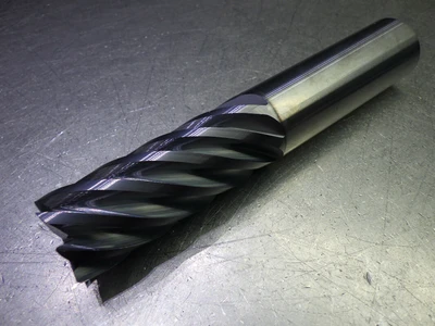 Kyocera/SGS 1" 7 Flute Carbide SQ Endmill 1" Shank TA Coated 77292 (LOC2756A)