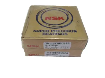 NEW SEALED SET NSK 7011CTRDULP3 BEARINGS