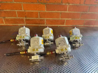 Used PROMATION P1.B-24N4-DC PRECISION ACTUATION VALVE 135 LBS /15NM W/ 3.4" VALVE Valves/Fittings California US | Equipment Lab #1418449