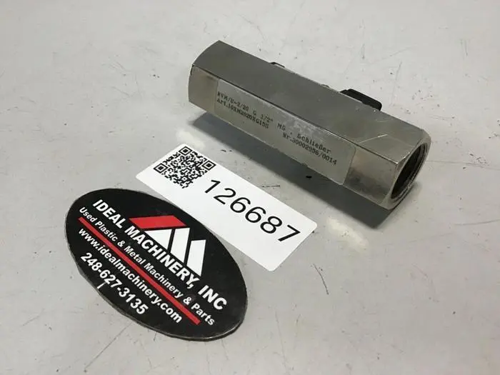 Used SCHLIESSER RVM/U 2/20 Valves/Fittings Michigan US | Ideal Machinery #591910