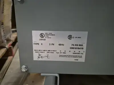 NEW HAMMOND POWER SOLUTIONS INC. EG3A0075KB