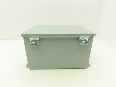 Hoffman A-10086CH Electrical Enclosure JIC Switch Panel Box 10x8x6" Wall Mount