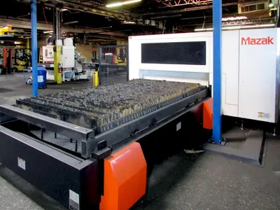 Used 2017 MAZAK OPTIPLEX 3015 FIBER II Laser Cutters Illinois US | Machine Factory Outlet #1264213