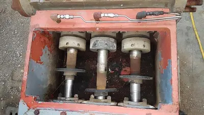 USED OILWELL A-336H / (NATIONAL 202T-6M) TRIPLEX INJECTION/DISPOSAL PUMP