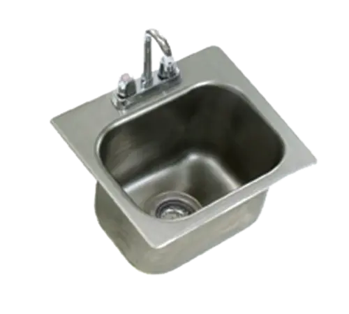 Eagle Group SR14-10-9.5-1 (1) Compartment Drop-in Sink - 14" x 10", Drain Included