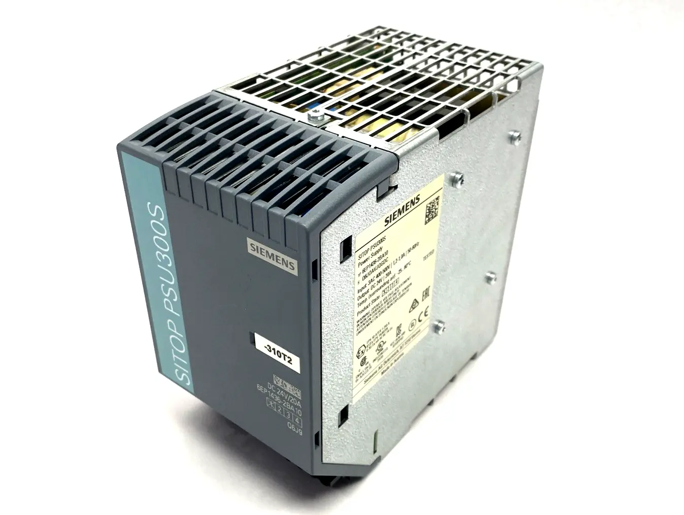 6EP1436-2BA10 | Siemens  SITOP PSU300S 20A Stabilized Power Supply 400-500VAC 24VDC - Used