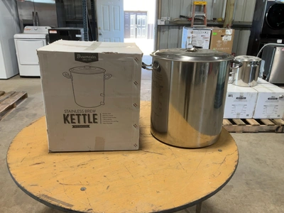 Used LOT OF (2) BREWMASTER 14.5 GALLON STAINLESS STEEL BREW KETTLES Brewing Equipment Michigan US | Miedema Asset Management Group #1580097