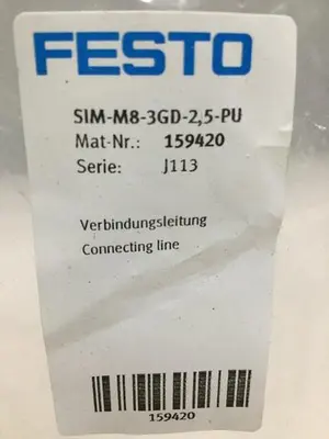 NEW FESTO SIM-M8-3GD-2.5-PU