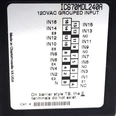 USED FANUC IC670MDL240A INPUT MODULE IC670MDL240