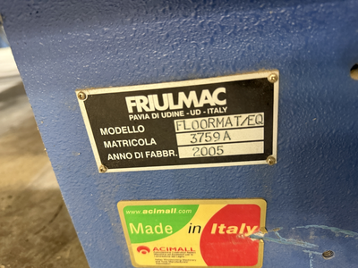 USED FRIULMAC FLOORMAT/EQ