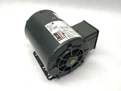 USED LINCOLN MOTORS ELECTRIC MOTOR 3-PHASE 1/2HP 1165RPM 575VAC .95A