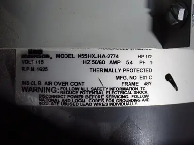 USED EMERSON K55HXJHA2774