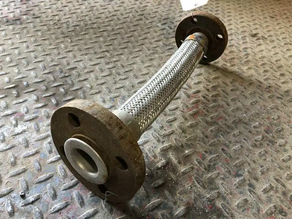 1-3/8″ X 16″ Flanged Braided Stainless Steel Flexible Hose / Expansion Joint