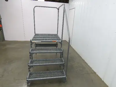 EGA CW7-36-4-3 Custom Work Platform 3 Step 36" High 33x36" Deck Side Access OSHA