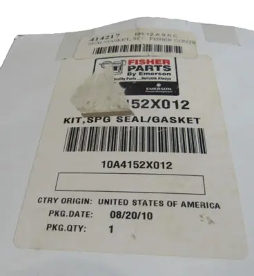 NEW FISHER EMERSON 10A4152X012SEAL GASKET KIT