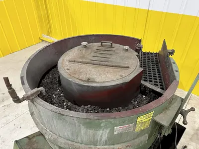 10.5 FT HAMMOND ROTOFINISH MODEL #ST-10 ROTARY BOWL VIBRATORY PARTS DEBURRING FINISHER: STOCK #20063