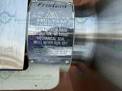 Stainless Steel  CIP Cart w/ Fristam FPX721-140 Centrifugal Pump, 1 HP