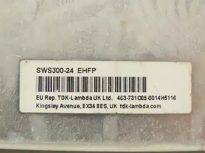 Lambda SWS300-24 Power Supply 24VDC 13A Output 100-240VAC 4A Input
