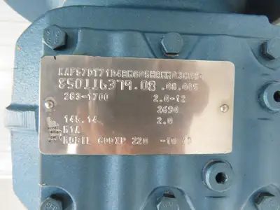 Sew Eurodrive DFT71D4BMGMM03CRB1A Movimot Gearmotor 2-12rpm .5Hp 460V 3PH 145.14