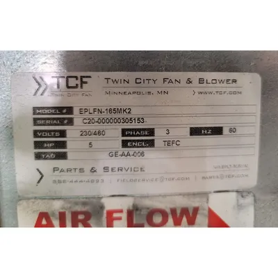 NEW TWIN CITY FAN EPLFN-165MK2