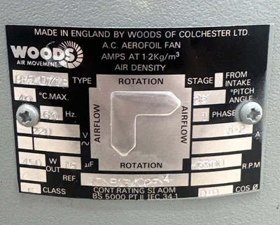 New | in-Stock Woods 164833/05T6 Fans Indiana US | J&J Industrial Supply #1348230