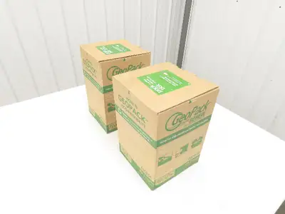 Pregis 480854 GeoPack Renew Pre-Crumpled Paper 12"x1500' Packaging Lot of 2