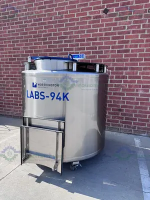 USED WORTHINGTON INDUSTRIES LABS-94K  LIQUID NITROGEN CRYOGENIC STORAGE TANK
