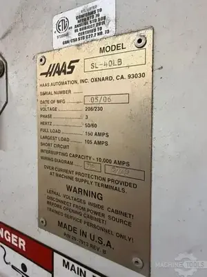 USED 2006 HAAS SL-40LB