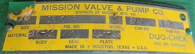 USED Mission Valve B