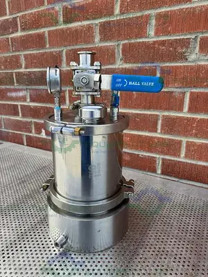 USED SNOB 710 STAINLESS STEEL ESSENTIAL OIL EXTRACTOR COLLECTION CHAMBER