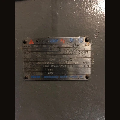 USED TECO OPTIM ASHE 125-4-575-T