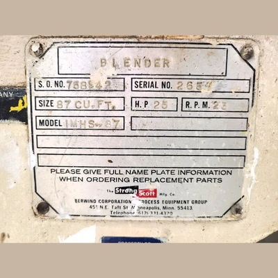 USED THE STRONG SCOTT MFG. CO. IMHS-87