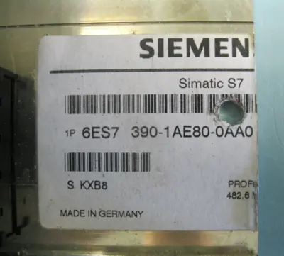 USED Siemens 6ES7-390-1AE80-0AA0