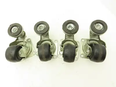Caster Wheel 65x38mm (2-9/16"x1-1/2") With Stopper Brake Foot Lot of 4