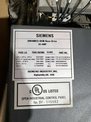 SIEMENS 6RA8018-2FV62-0AA0 DRIVE SINAMICS DCM 30A 480V - STOCK CC-13