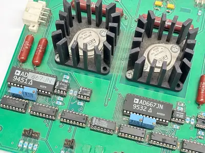 1-CD50-0094-000-X1,AD667JN 9532,AD667JN 9451 | 1-CD50-0094-001 PCB 1-CD50-0094-000-X1 w/ AD667JN 9451 AD667JN 9532 - For parts or not working
