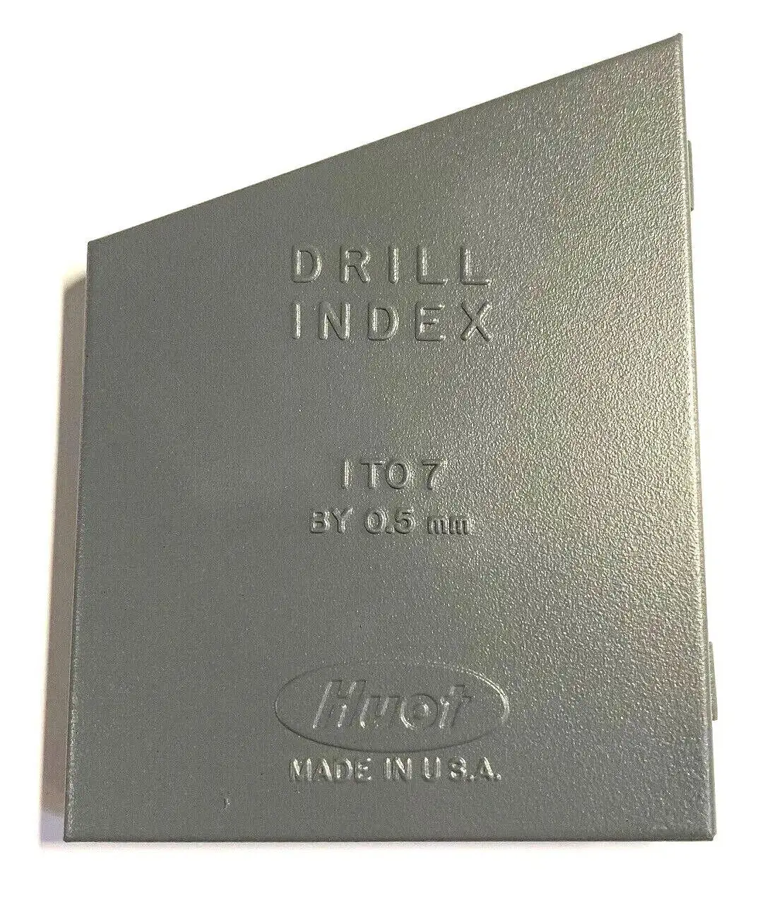 Huot Metric Drill Index 1mm To 7mm By 0.5mm Drill Case USA Made 11050