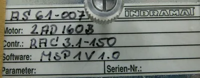 NEW INDRAMAT AS-61-007 PROGRAMMING MODULE AS61007