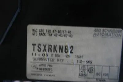 SCHNEIDER AUTOMATION TSX-RKN-82 SLOT RACK TSXRKN82