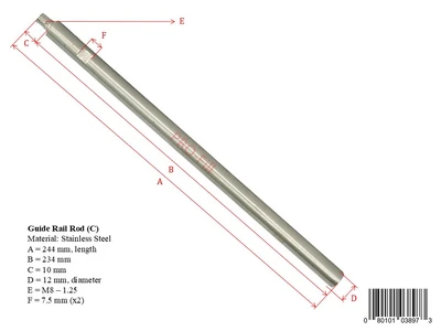 Guide Rail Rod