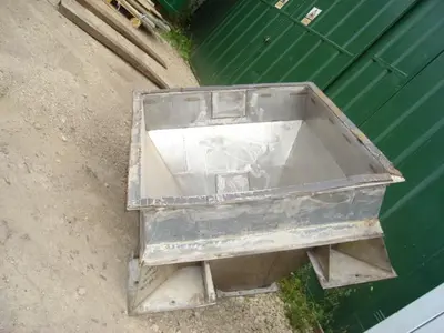 0.6 M.Cu S/S Open Top Hopper
