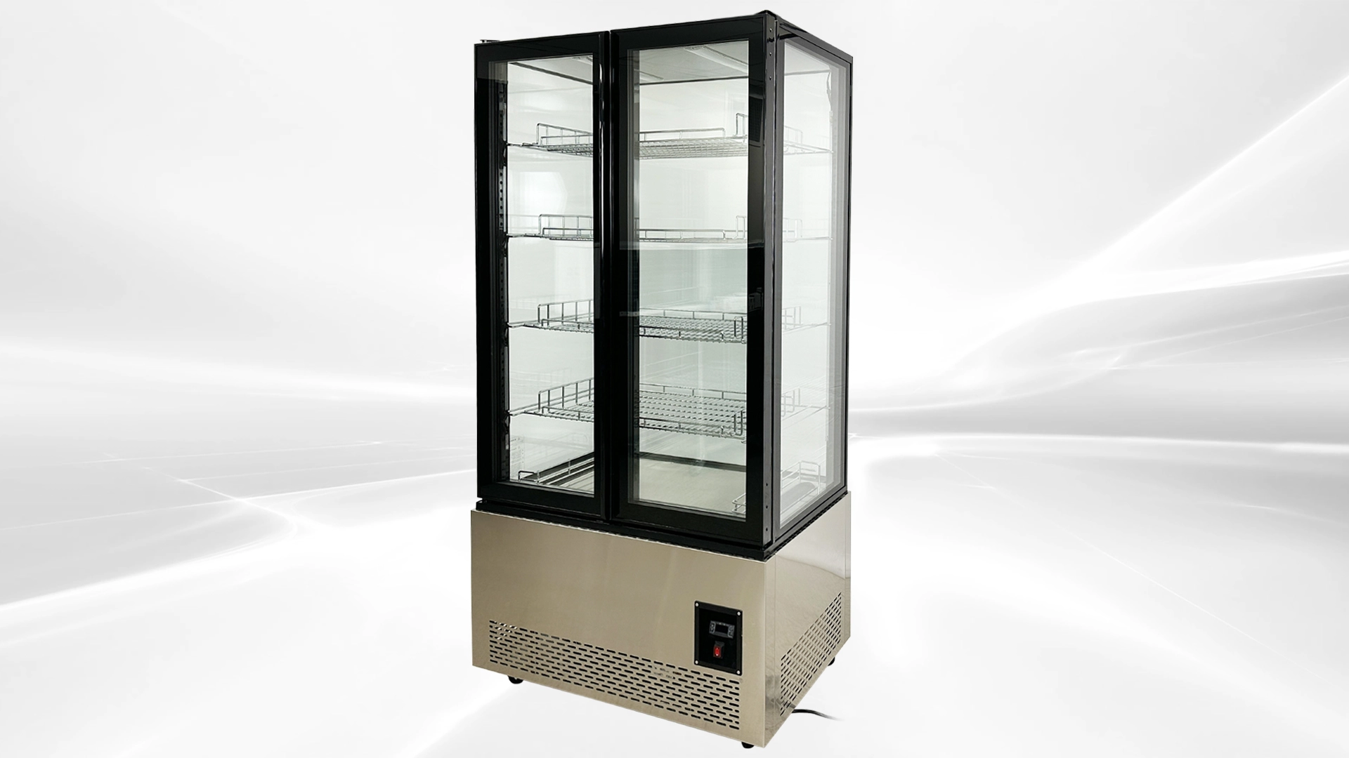 171-0352 4 Sided Glass Self Contained Freezer