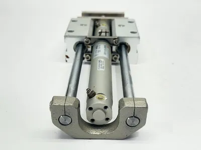 MGCLB20-150-R-H7CLS | SMC  Guided Pneumatic Cylinder 20mm Bore 150mm Stroke - Used