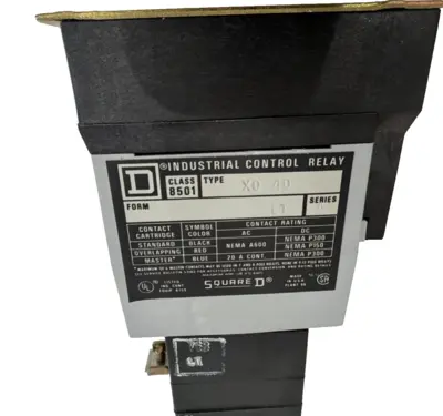 NEW SQUARE D 8501-XO-40-XL MECHANICAL LATCH RELAY 8501XO40XL